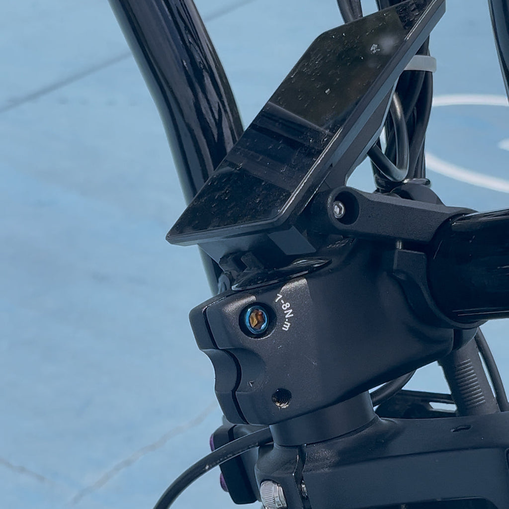 Titanium bolts for Fatboy Scrambler bar clamp