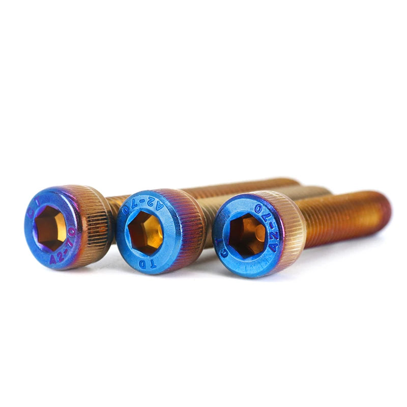 Titanium bolts for Fatboy Scrambler frame