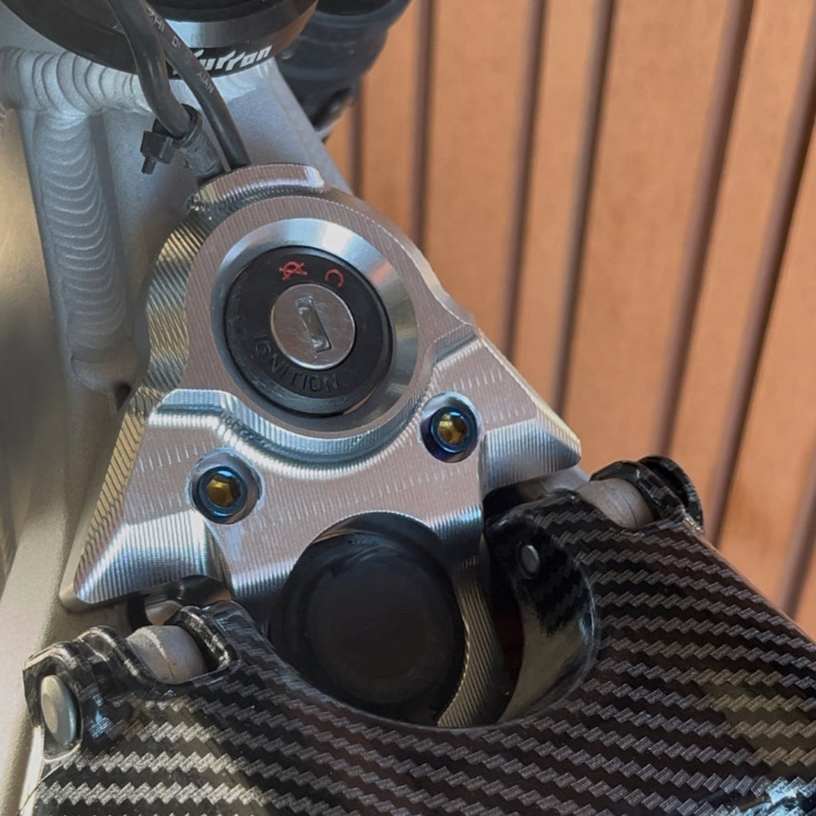 Titanium bolts for Surron LBX key ignition