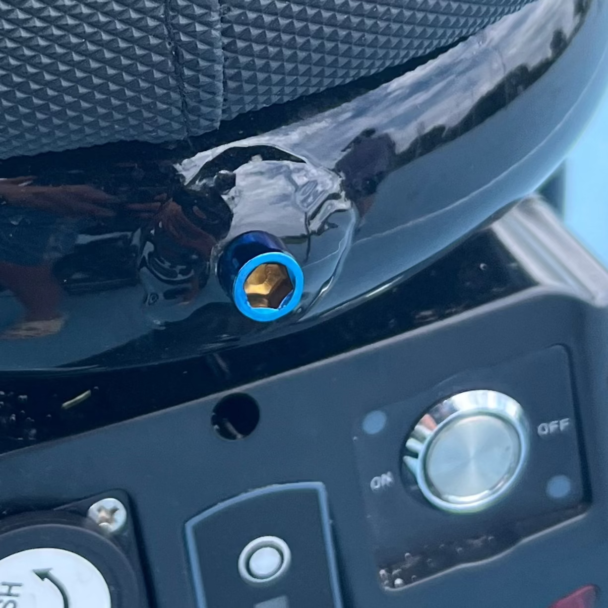 Titanium bolts for back of Fatboy Scrambler